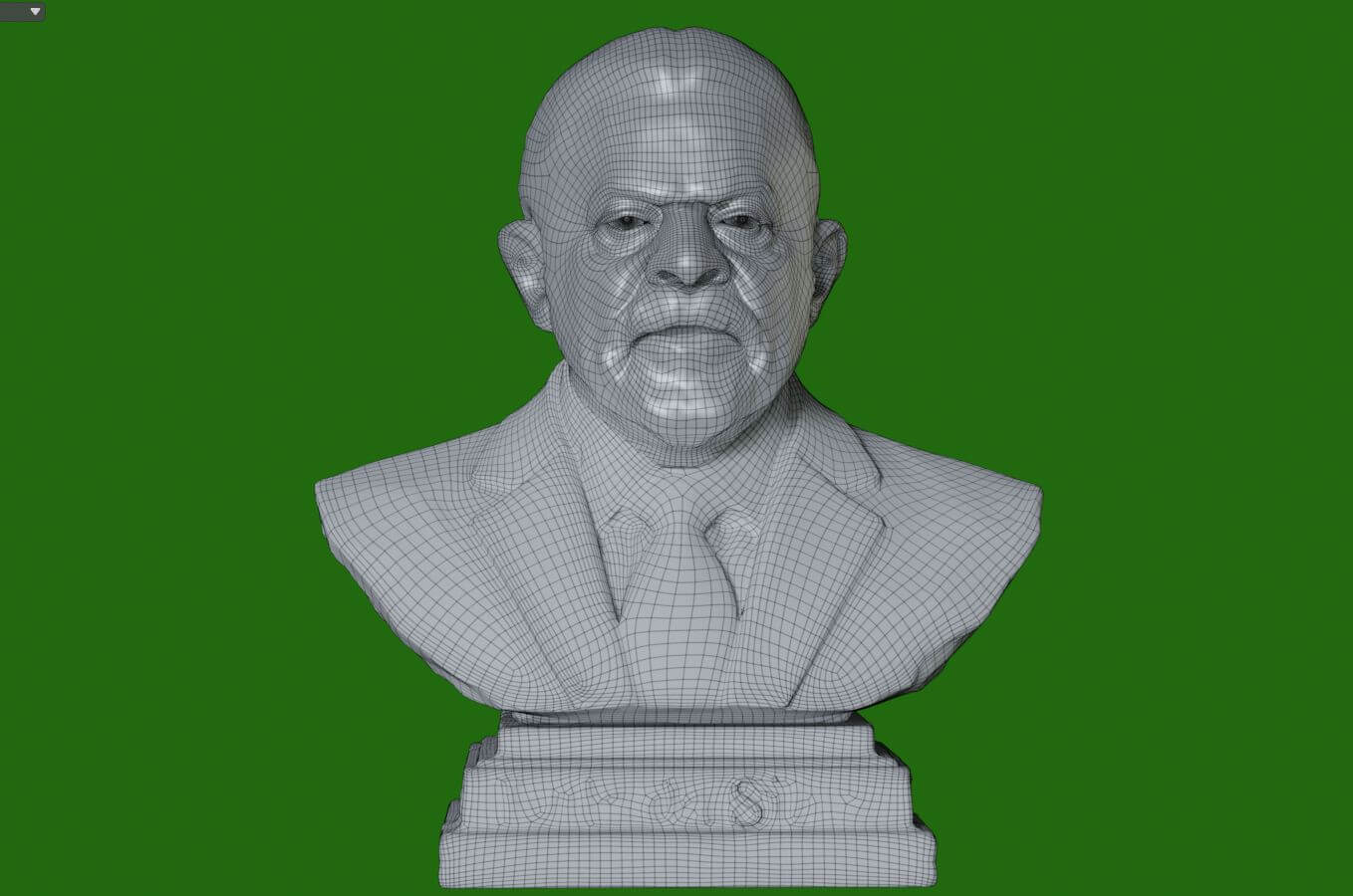 Lula da Silva &ndash Renderable Bust 3D Model