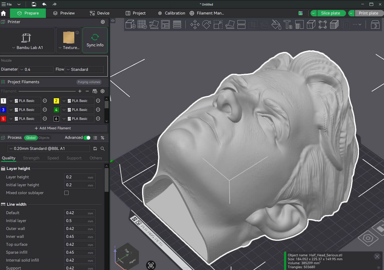 Marty McFly Multi-Use Head Hanger 3D Model