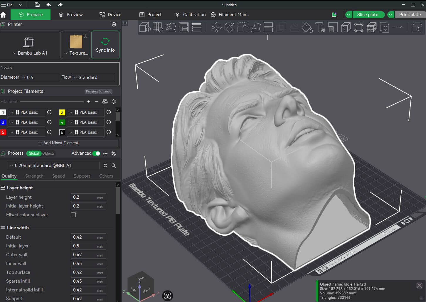 Marty McFly Multi-Use Head Hanger 3D Model