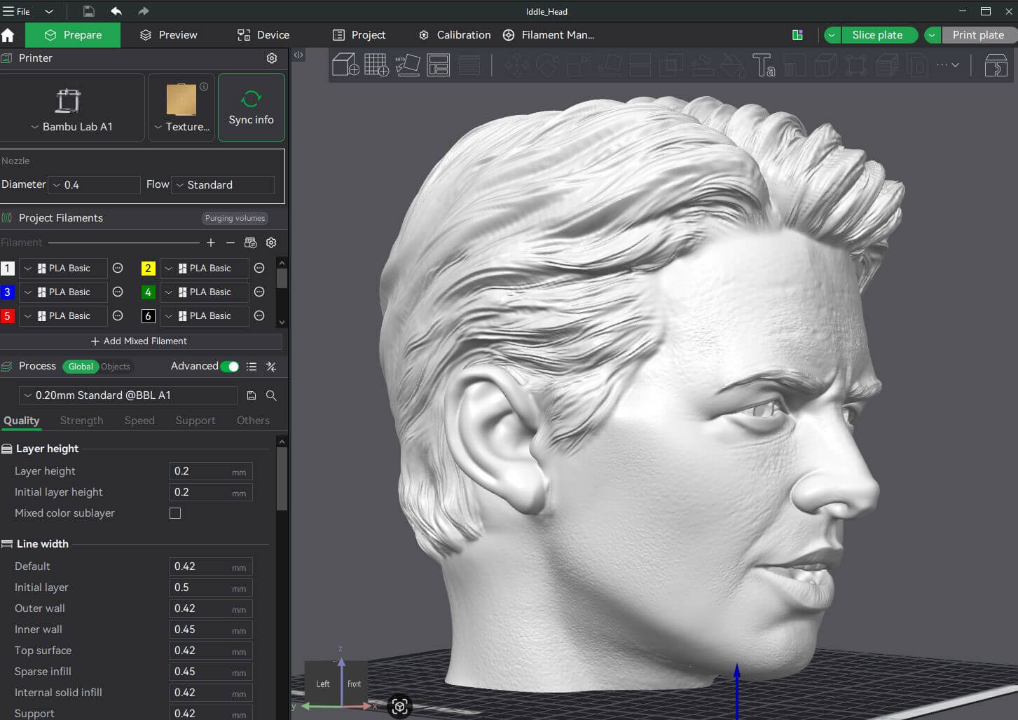 Marty McFly Multi-Use Head Hanger 3D Model