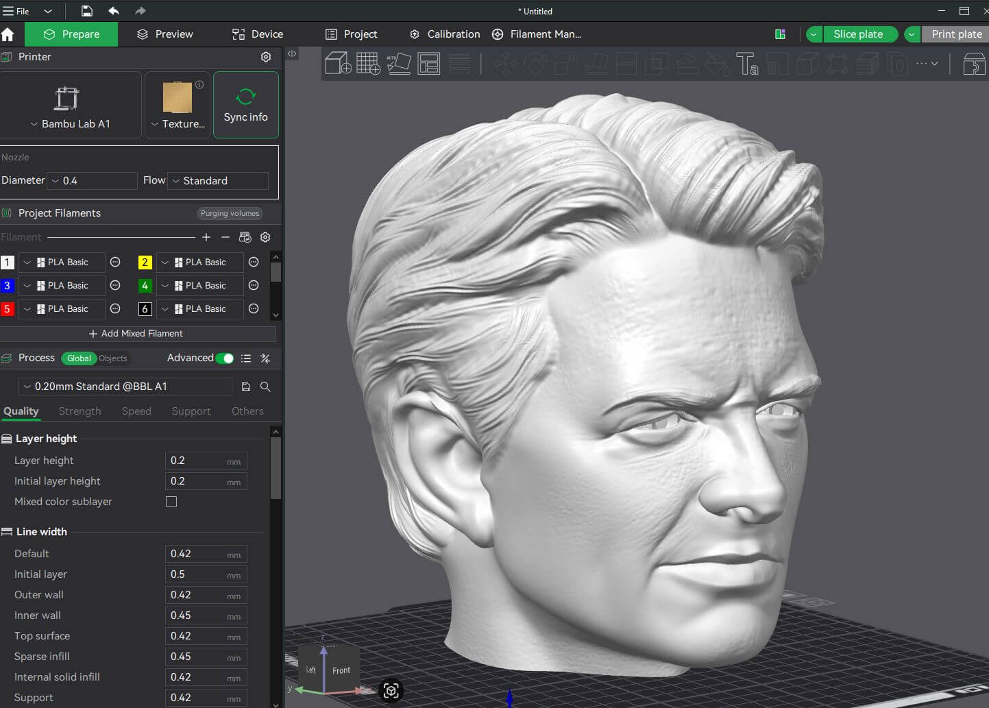 Marty McFly Multi-Use Head Hanger 3D Model