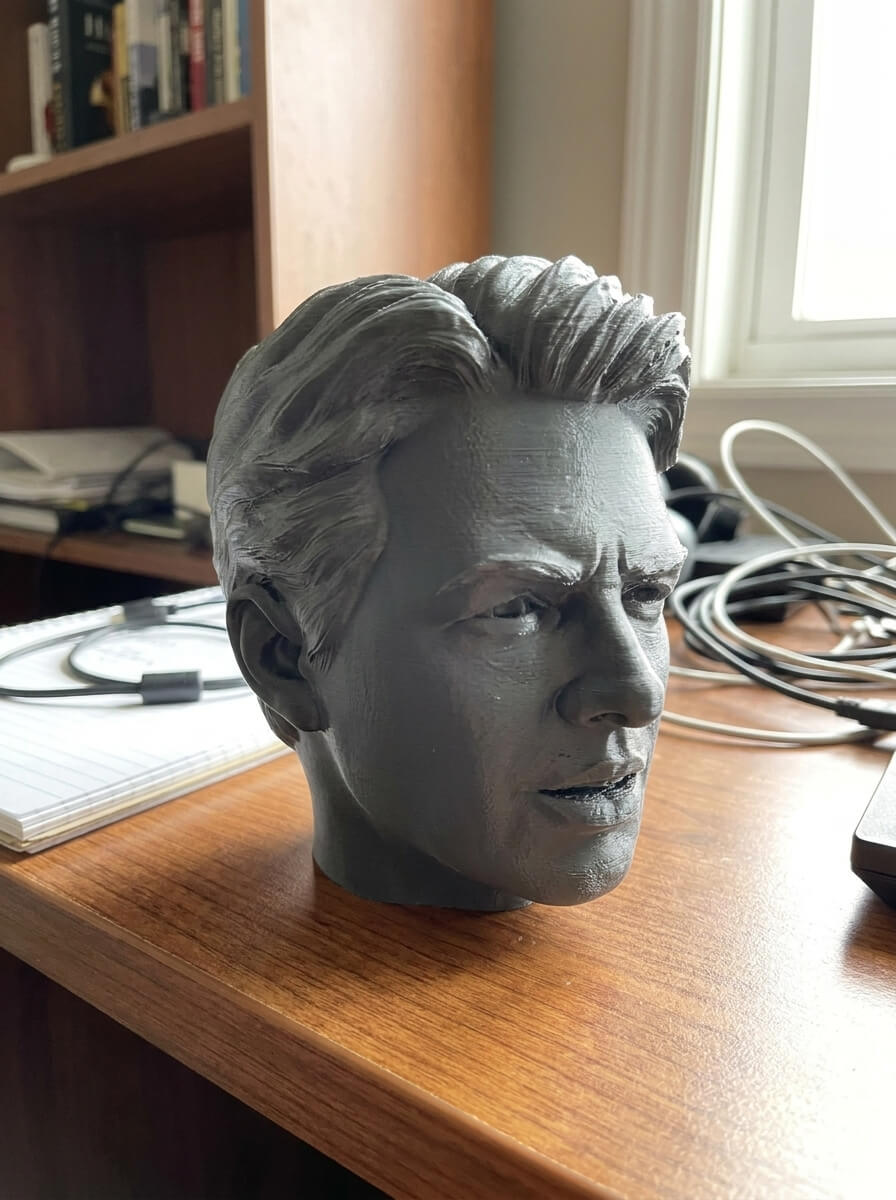 Marty McFly Multi-Use Head Hanger 3D Model