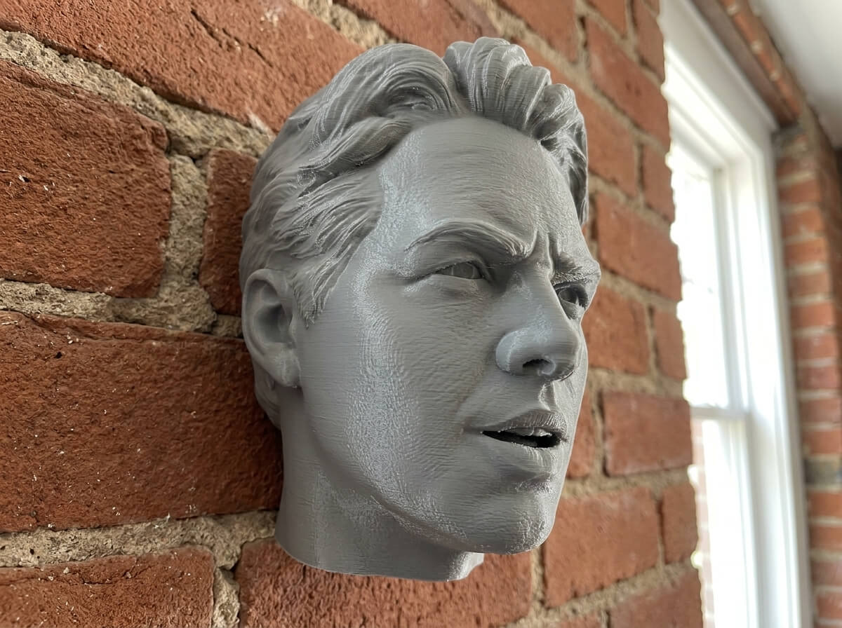 Marty McFly Multi-Use Head Hanger 3D Model