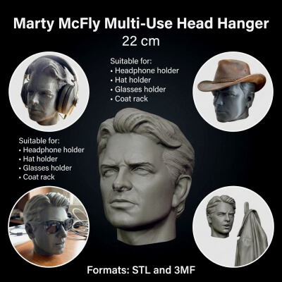 Marty McFly Multi-Use Head Hanger