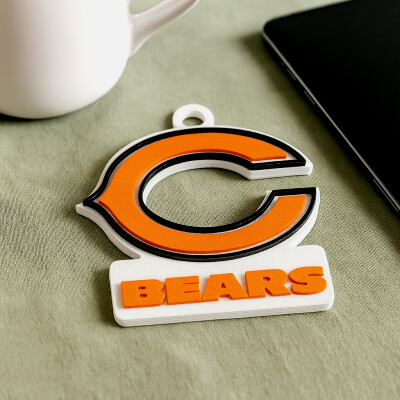 NFL Chicago Bears Keychan Logo Printable