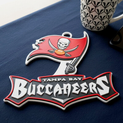 NFL Tampa Bay Buccaneers Keychain Shield Printable and Rende