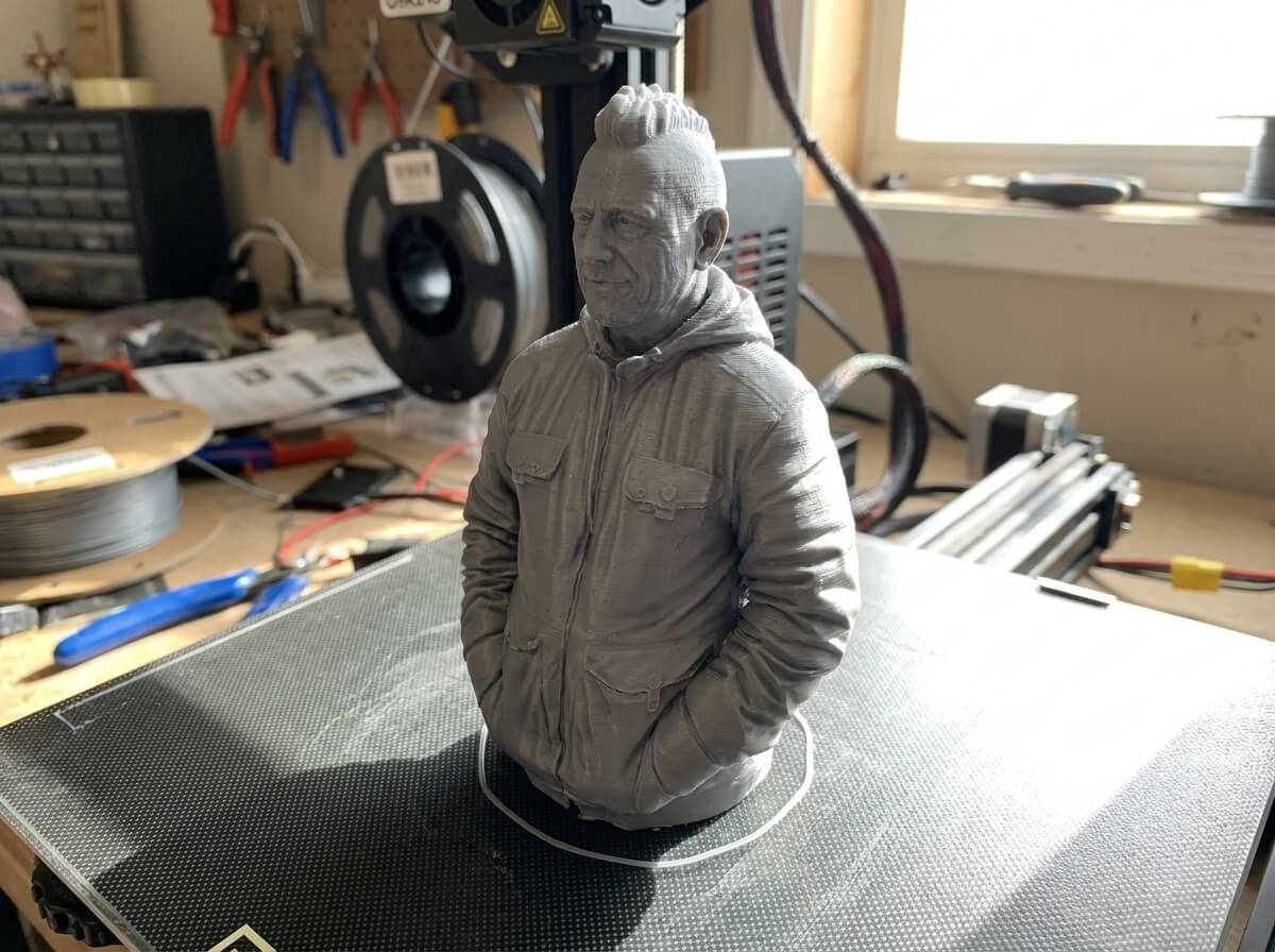 Ricardo Iorio &ndash 3D Printable Bust 3D Model