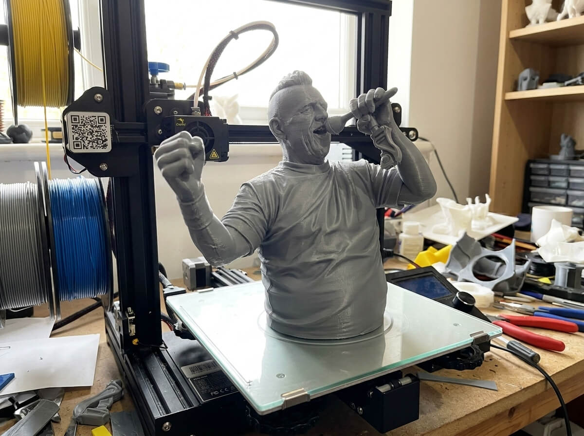 Ricardo Iorio &ndash 3D Printable Bust 3D Model