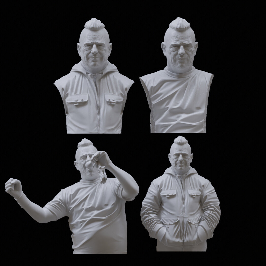 Ricardo Iorio &ndash 3D Printable Bust 3D Model