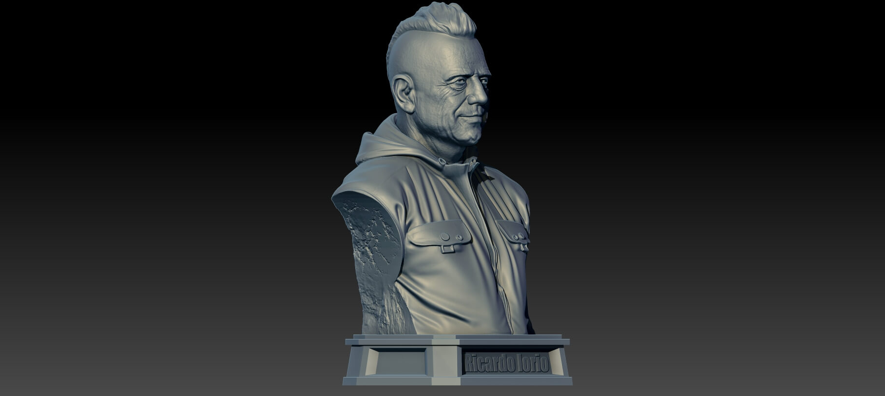 Ricardo Iorio &ndash 3D Printable Bust 3D Model