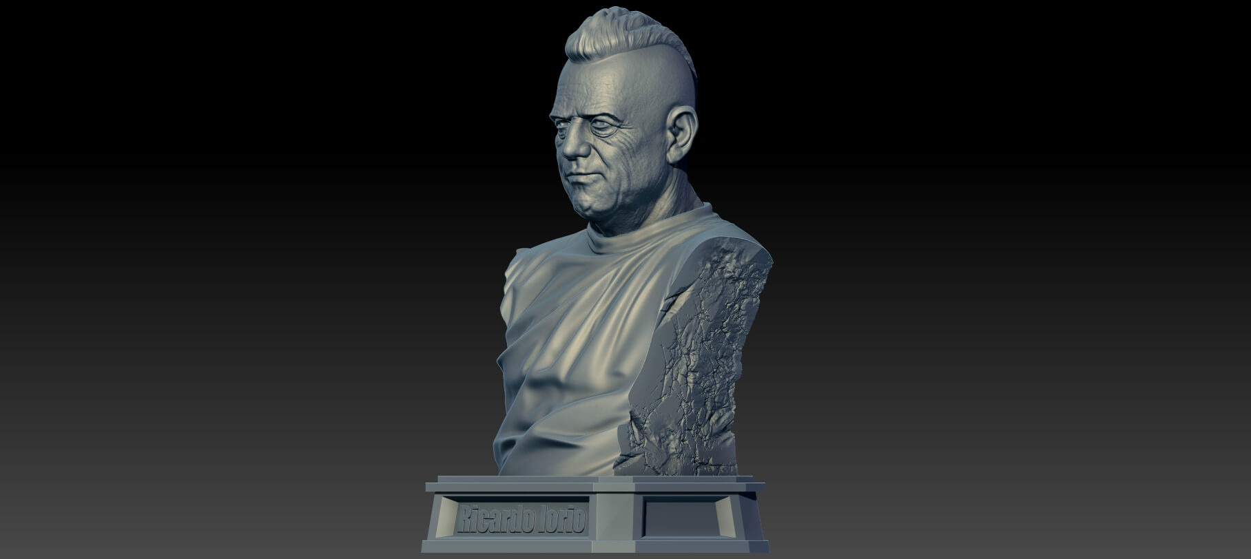 Ricardo Iorio &ndash 3D Printable Bust 3D Model
