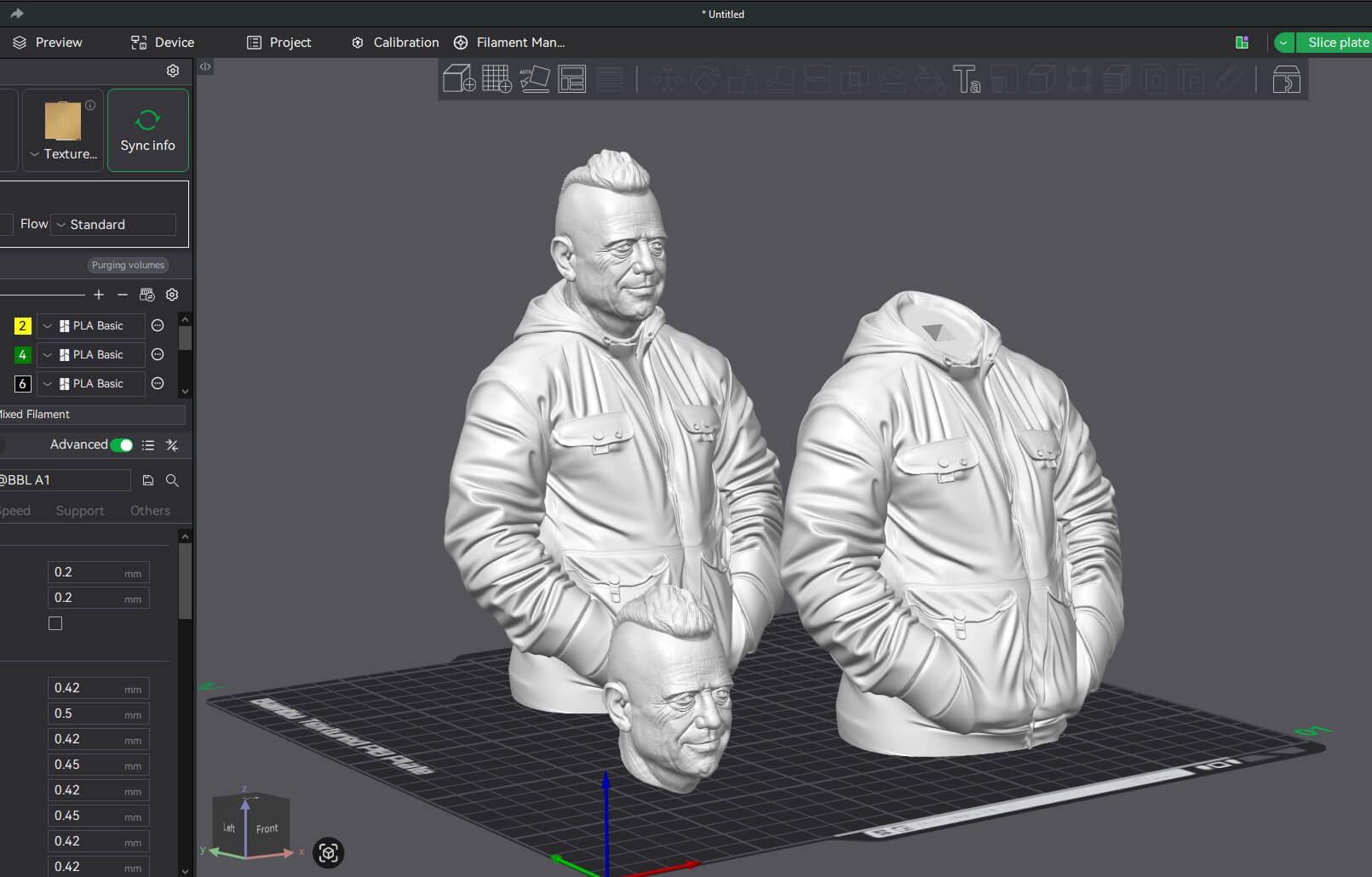 Ricardo Iorio &ndash 3D Printable Bust 3D Model