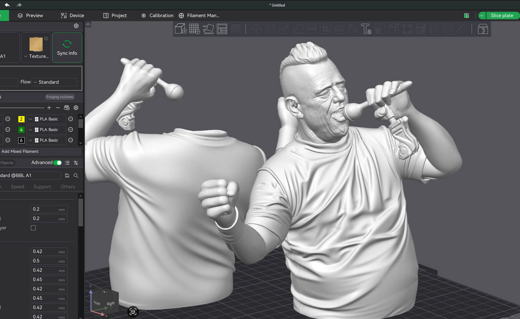 Ricardo Iorio &ndash 3D Printable Bust 3D Model