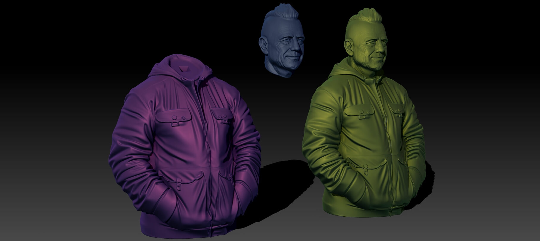 Ricardo Iorio &ndash 3D Printable Bust 3D Model