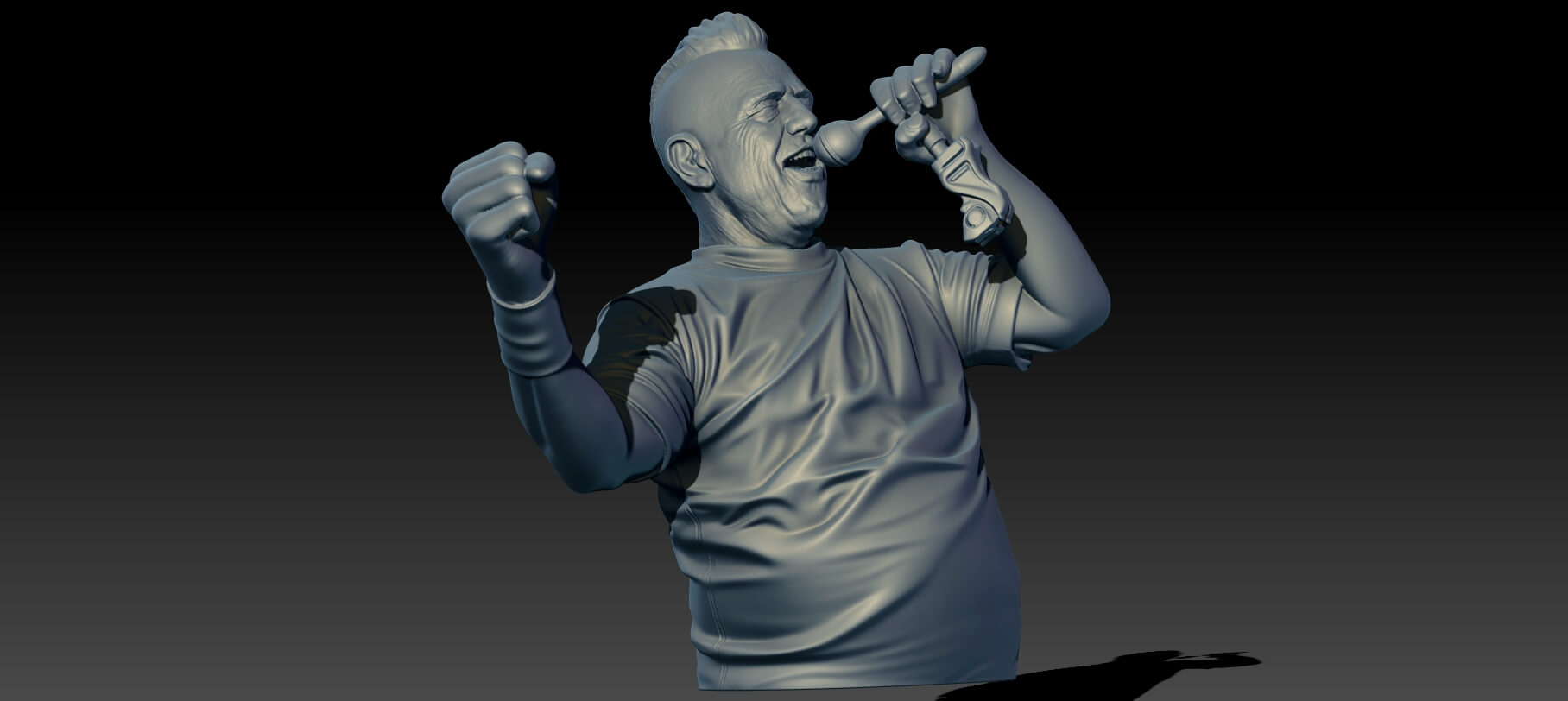Ricardo Iorio &ndash 3D Printable Bust 3D Model