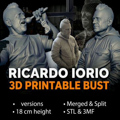 Ricardo Iorio – 3D Printable Bust