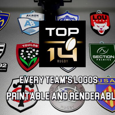 Top 14 Every Team's Logos – Color Printable Keychain P