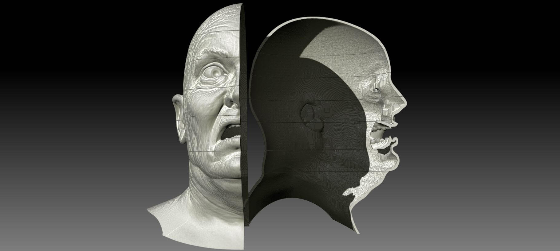 Total Recall 1990 &ndash Lady Mars Head Full Size 3D Model