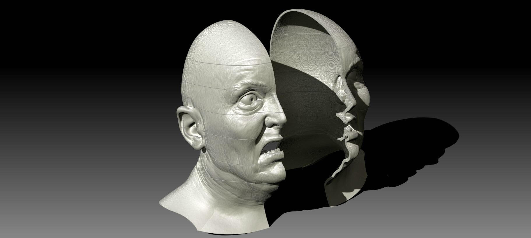 Total Recall 1990 &ndash Lady Mars Head Full Size 3D Model