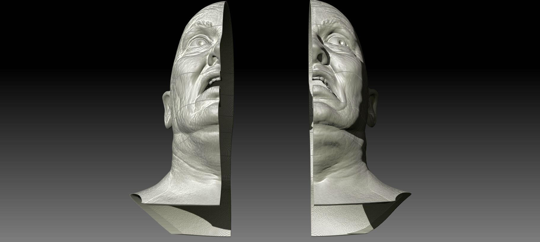 Total Recall 1990 &ndash Lady Mars Head Full Size 3D Model