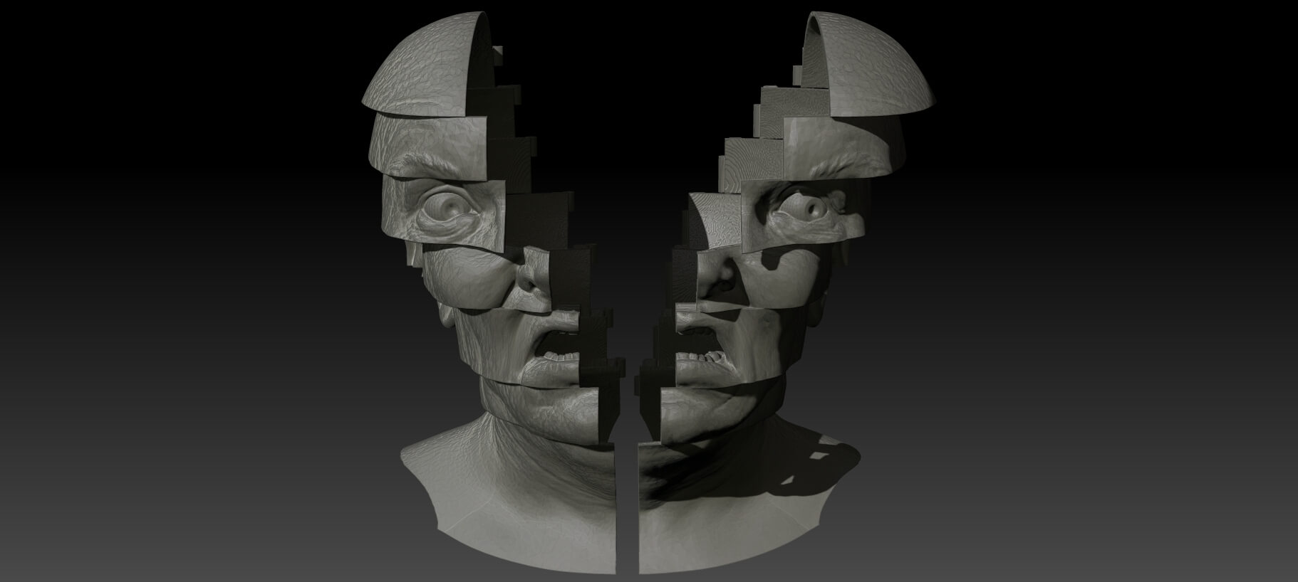 Total Recall 1990 &ndash Lady Mars Head Full Size 3D Model