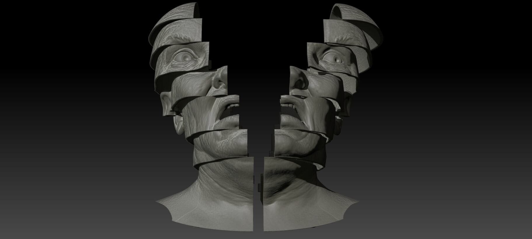 Total Recall 1990 &ndash Lady Mars Head Full Size 3D Model