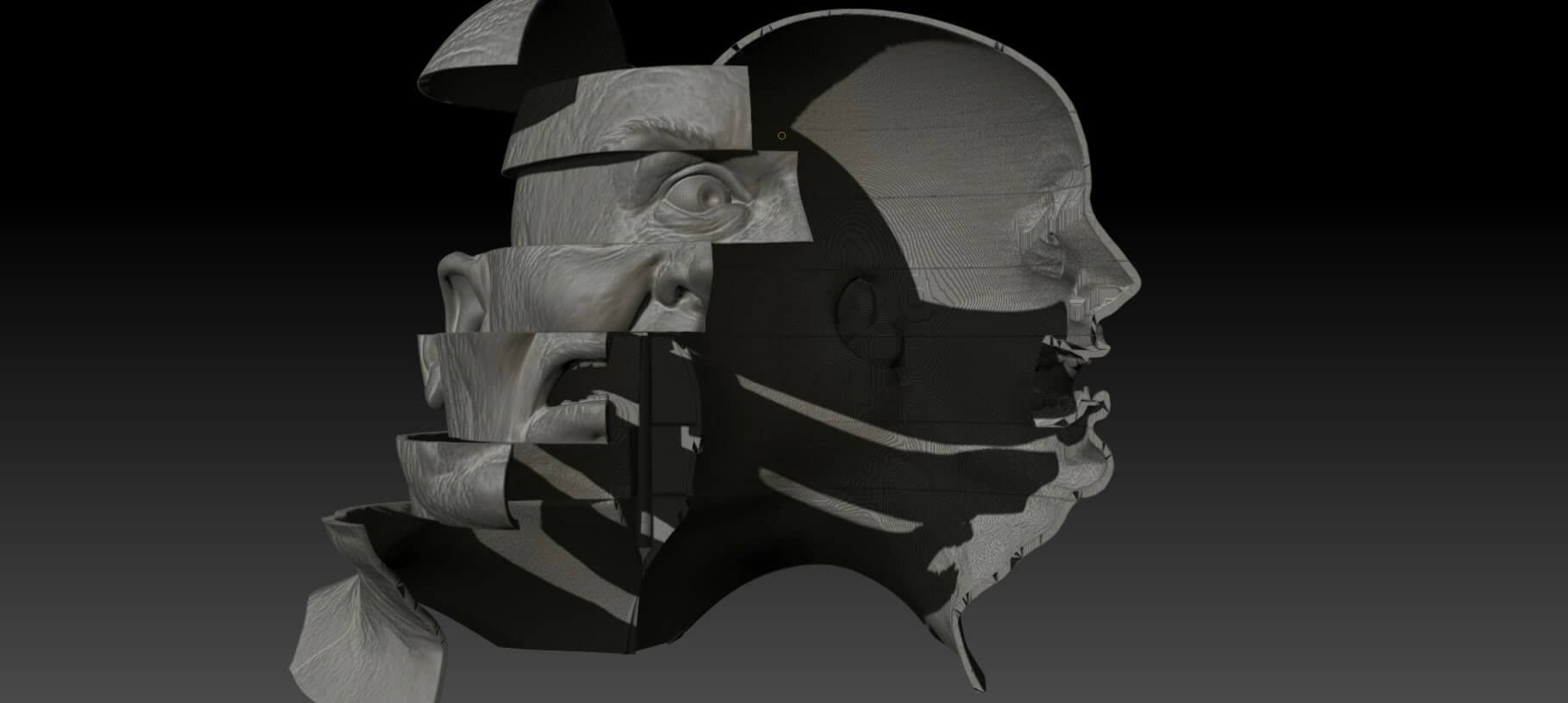 Total Recall 1990 &ndash Lady Mars Head Full Size 3D Model