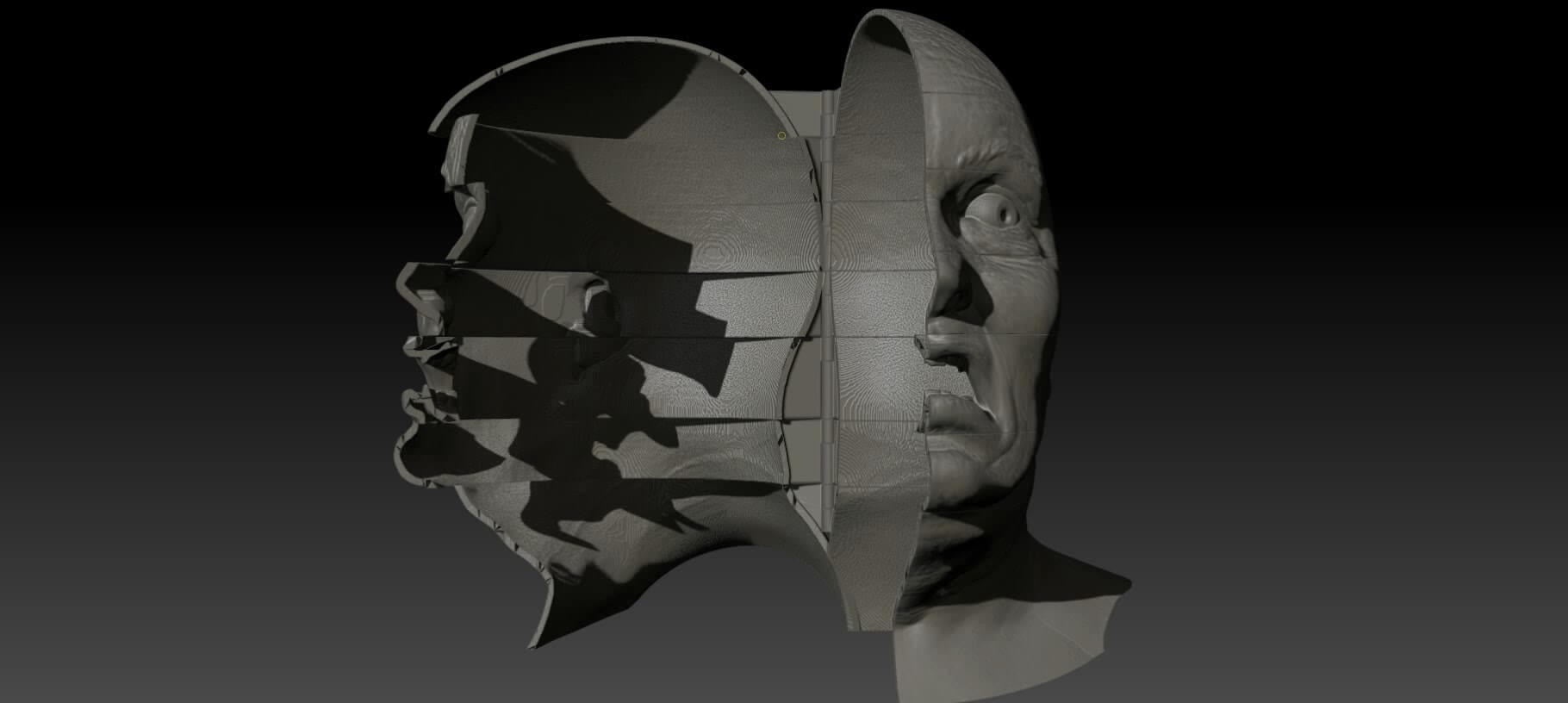 Total Recall 1990 &ndash Lady Mars Head Full Size 3D Model