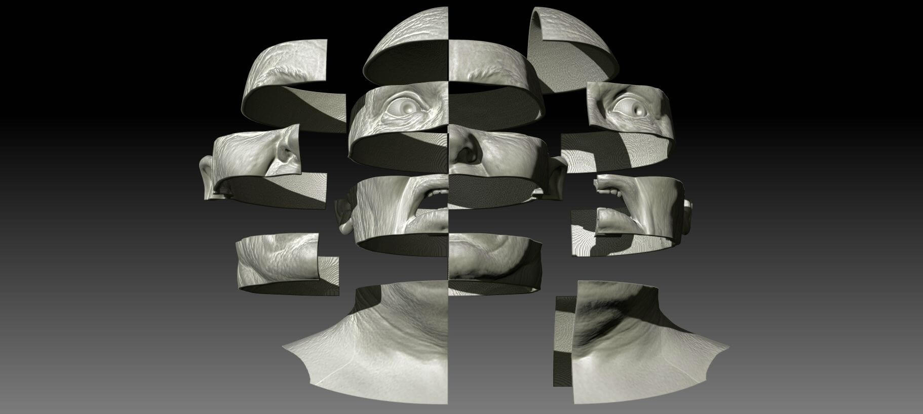 Total Recall 1990 &ndash Lady Mars Head Full Size 3D Model