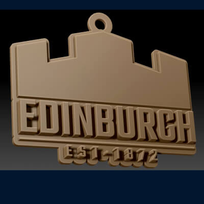 URC Edinburgh – Color Printable Keychain