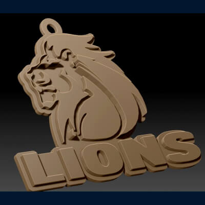URC Lions – Color Printable Keychain