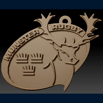 URC Munster – Color Printable Keychain