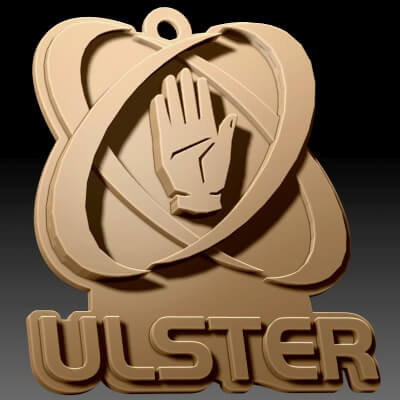 URC Ulster – Color Printable Keychain