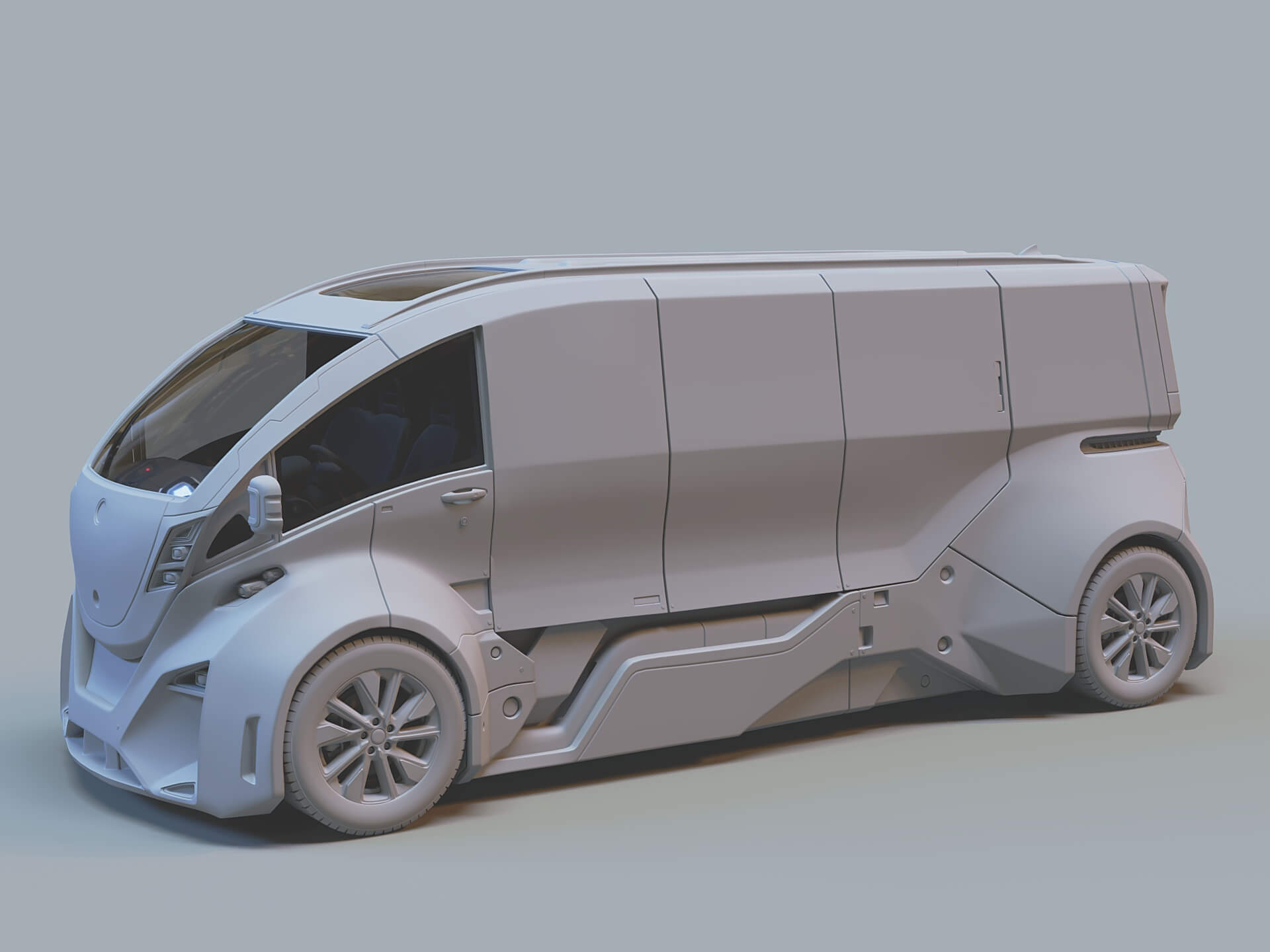 SciFi Truck 3D Render, Digital Artwork by darksider64