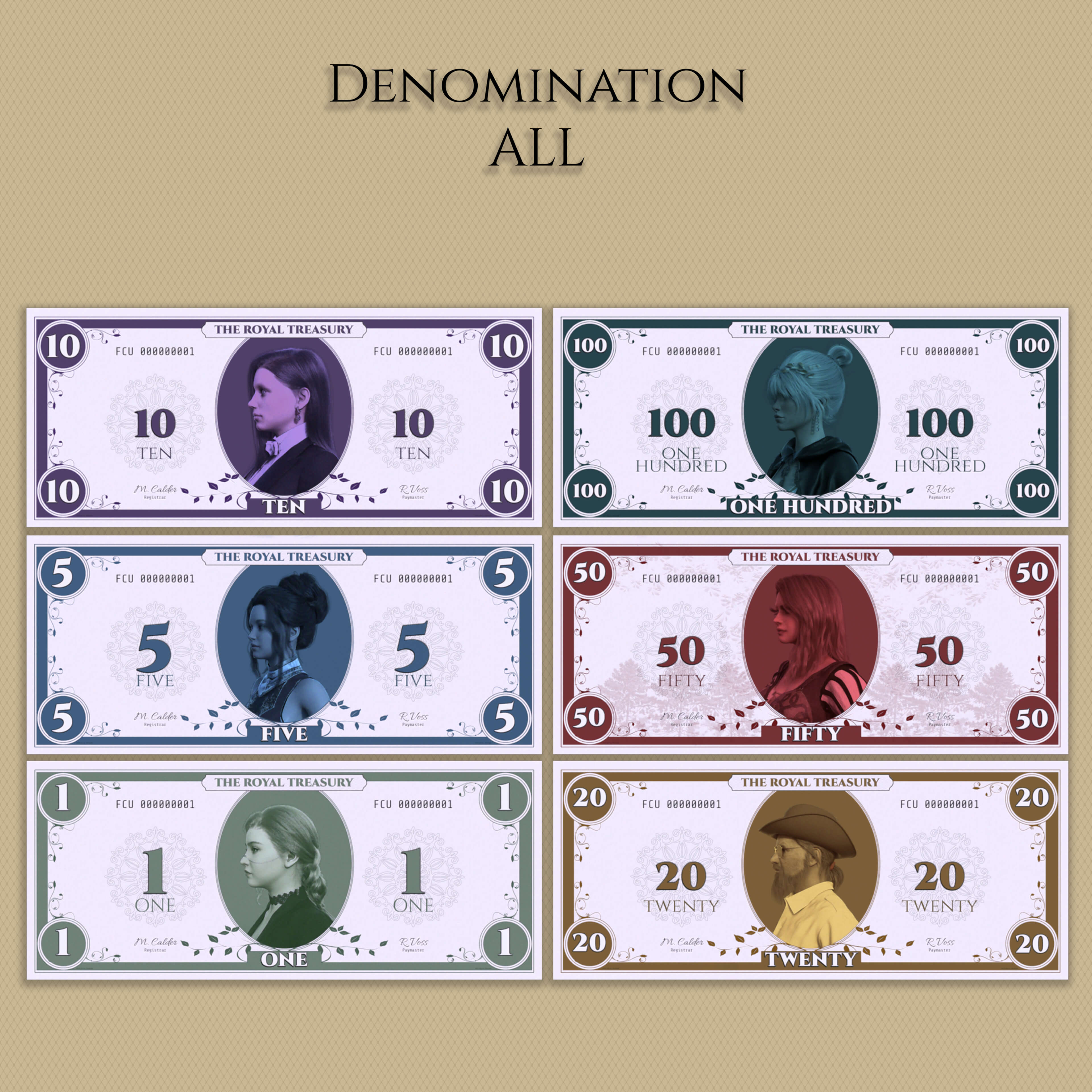 DTK Universal Currency - Generic Money Props Daz Content
