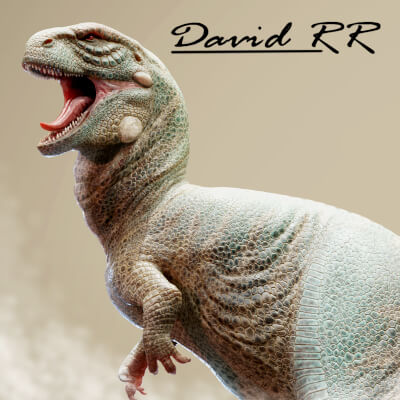 Retro Theropod – Animation Ready Dinosaur 3D Model