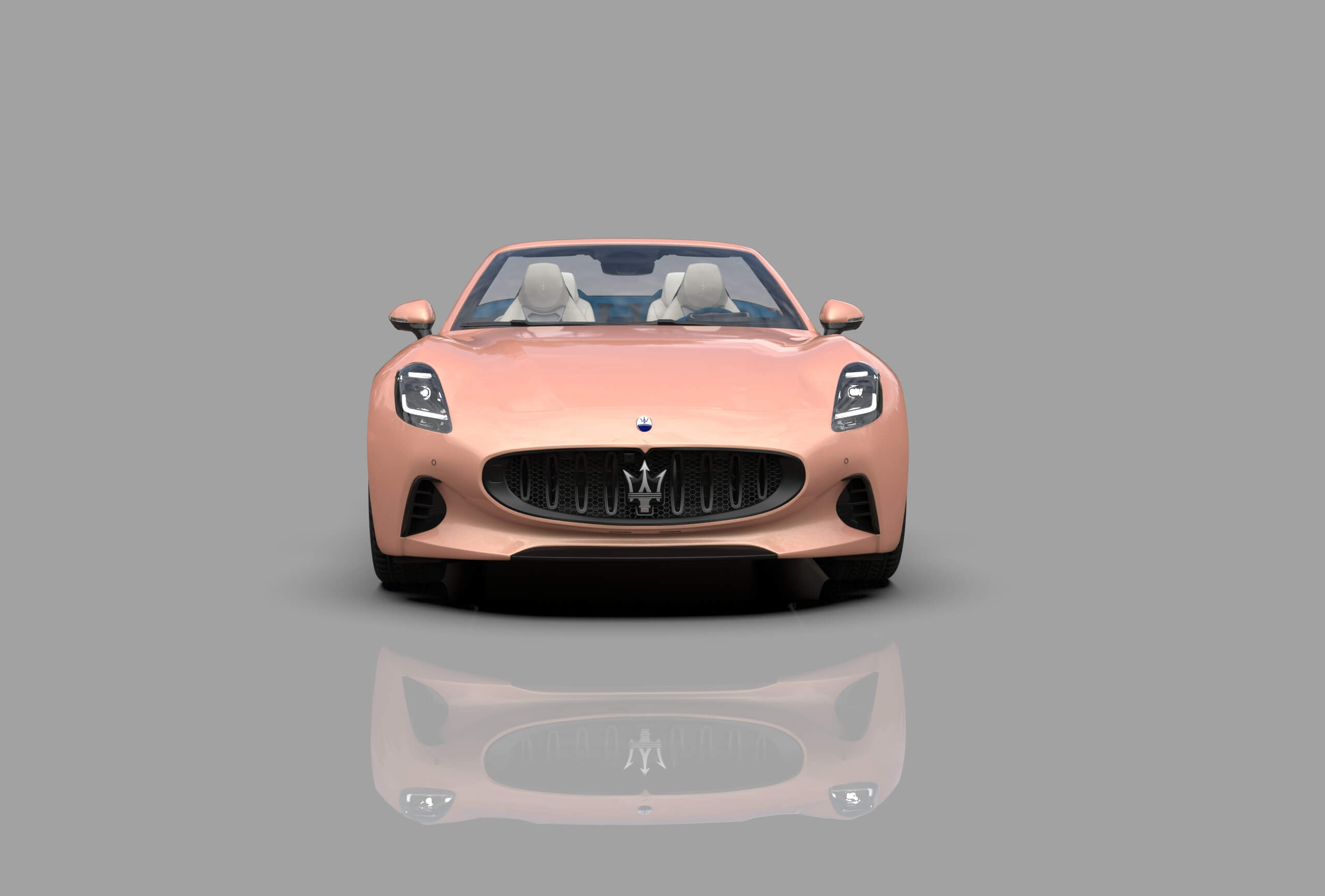 Maserati GranCabrio Folgore 2023 HQInterior 3D Model