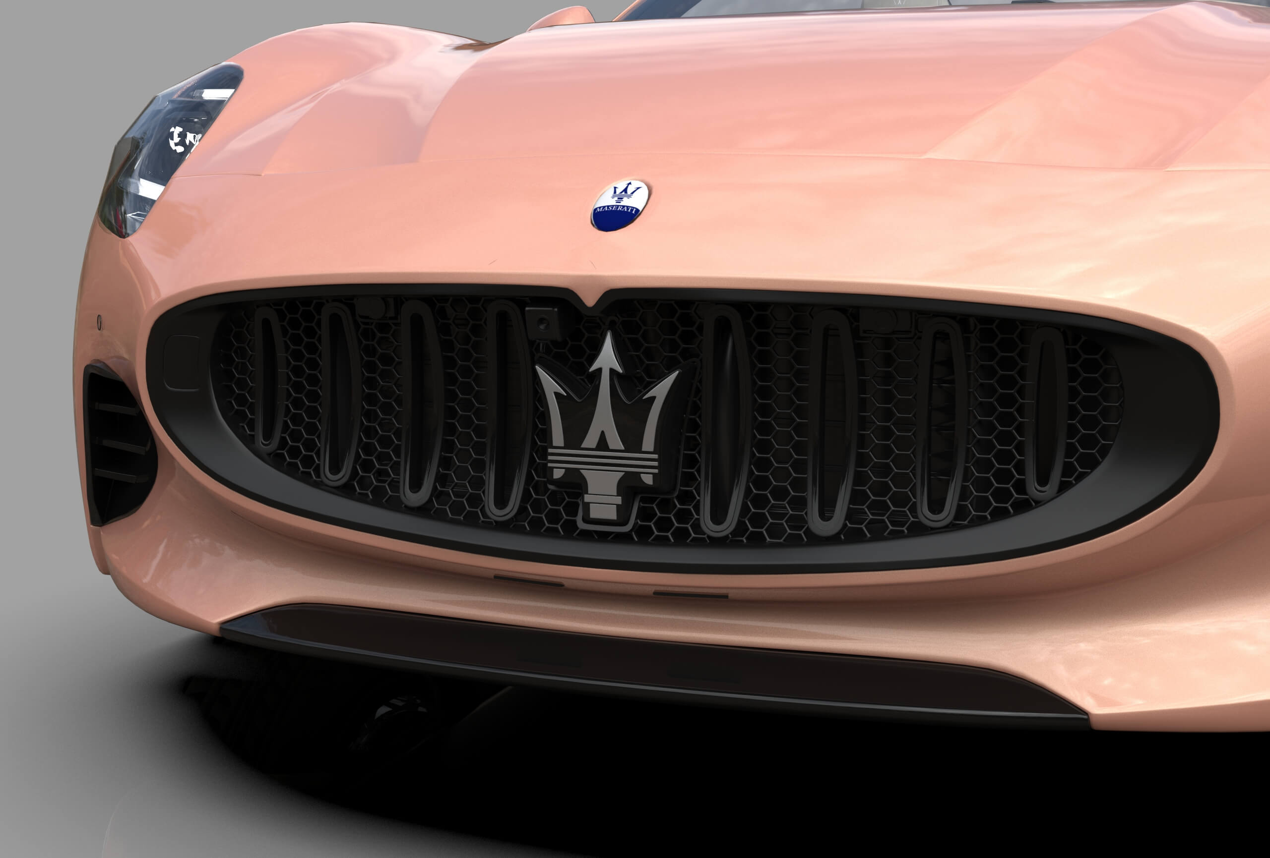Maserati GranCabrio Folgore 2023 HQInterior 3D Model