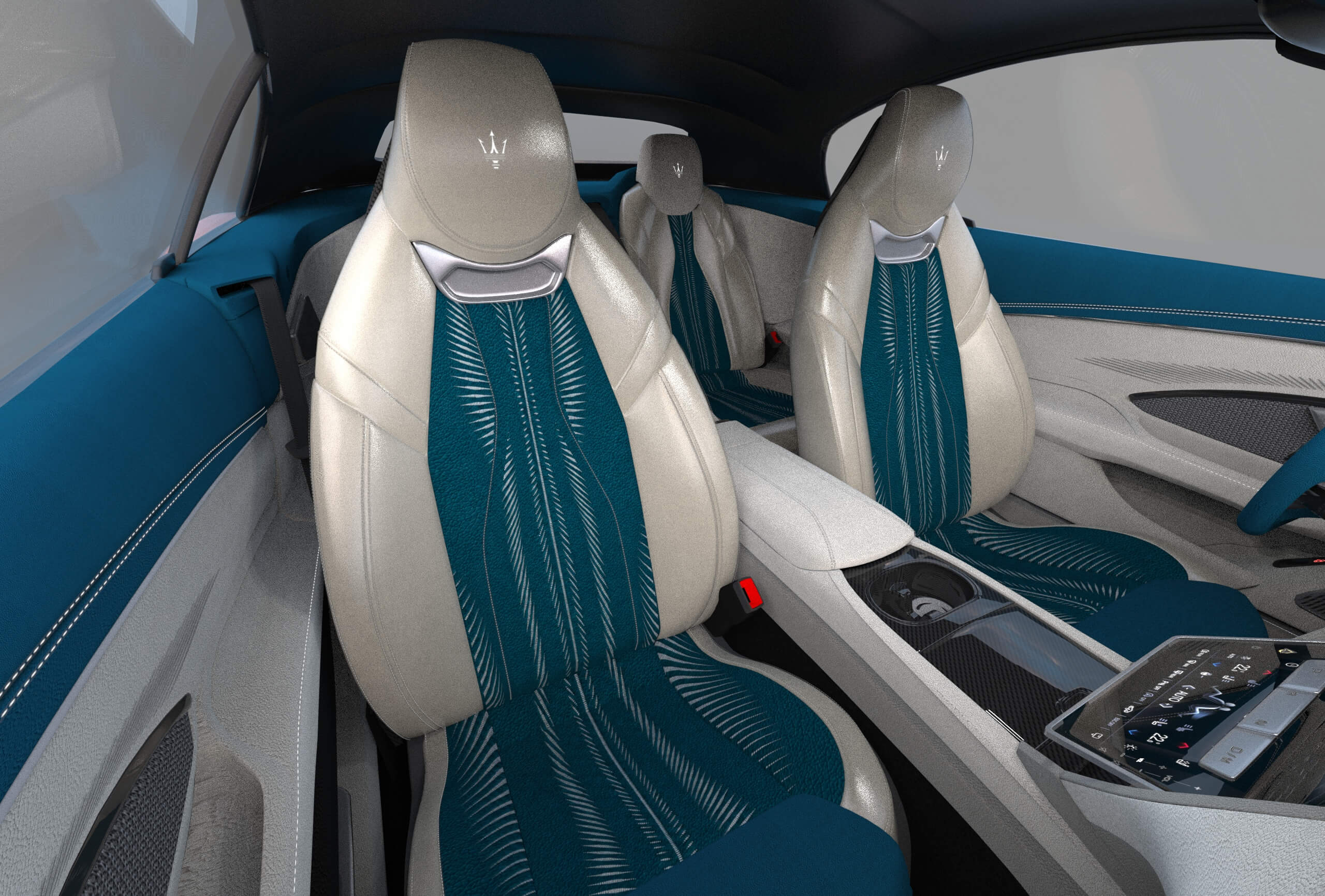 Maserati GranCabrio Folgore 2023 HQInterior 3D Model