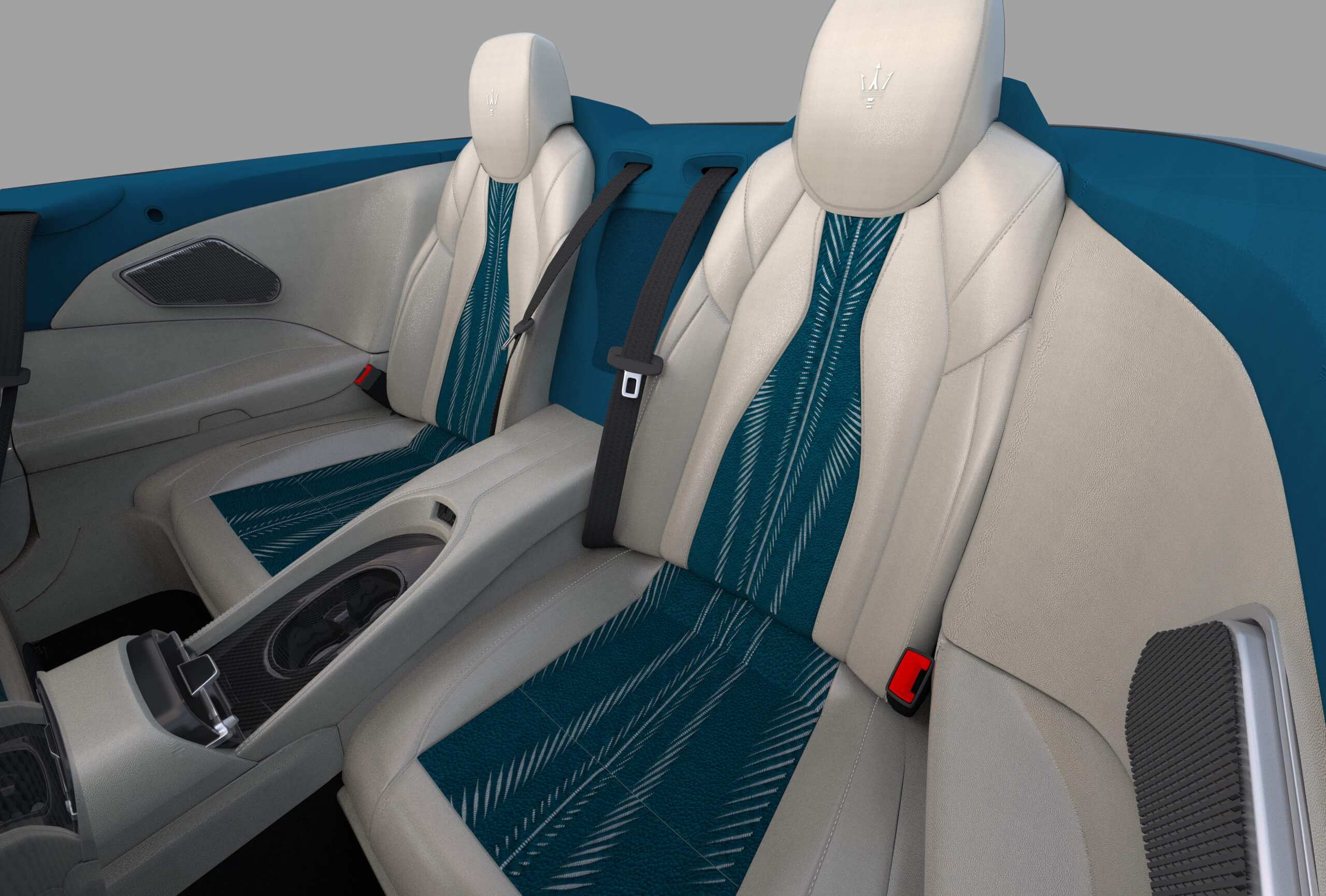 Maserati GranCabrio Folgore 2023 HQInterior 3D Model