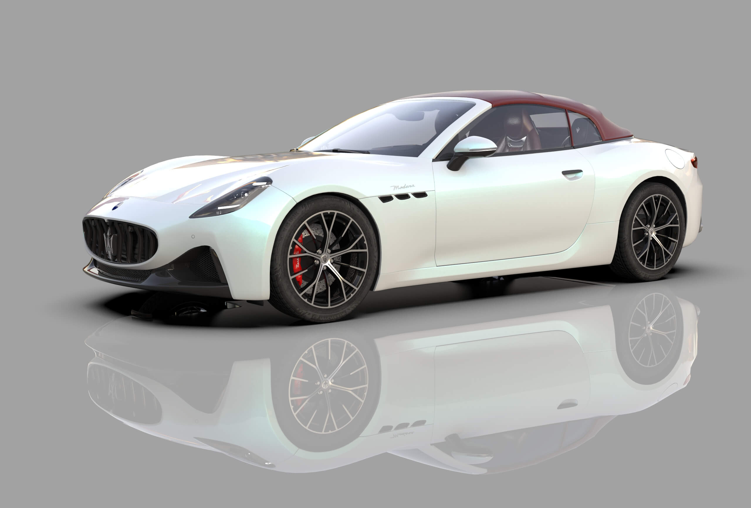 Maserati GranCabrio Modena 2023 HQinterior 3D Model
