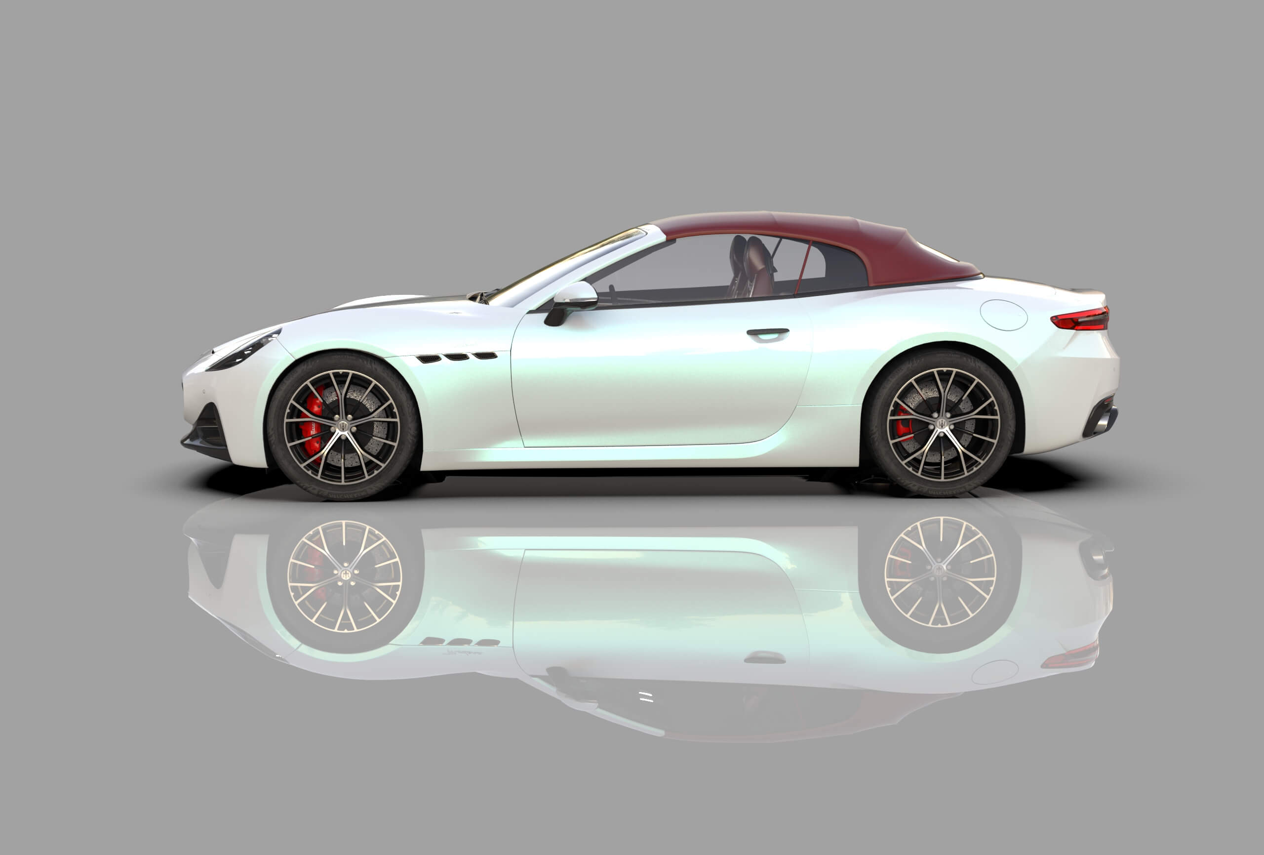 Maserati GranCabrio Modena 2023 HQinterior 3D Model