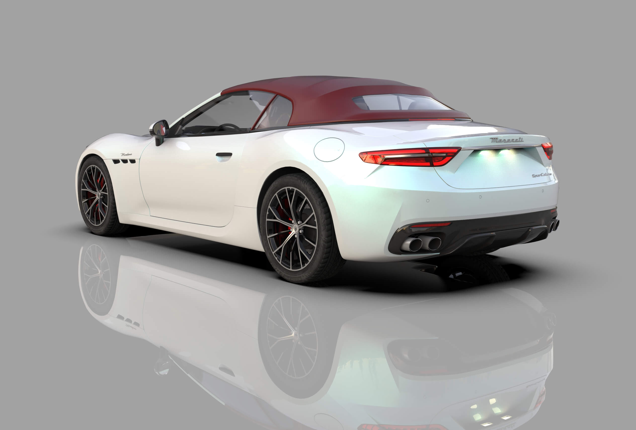 Maserati GranCabrio Modena 2023 HQinterior 3D Model