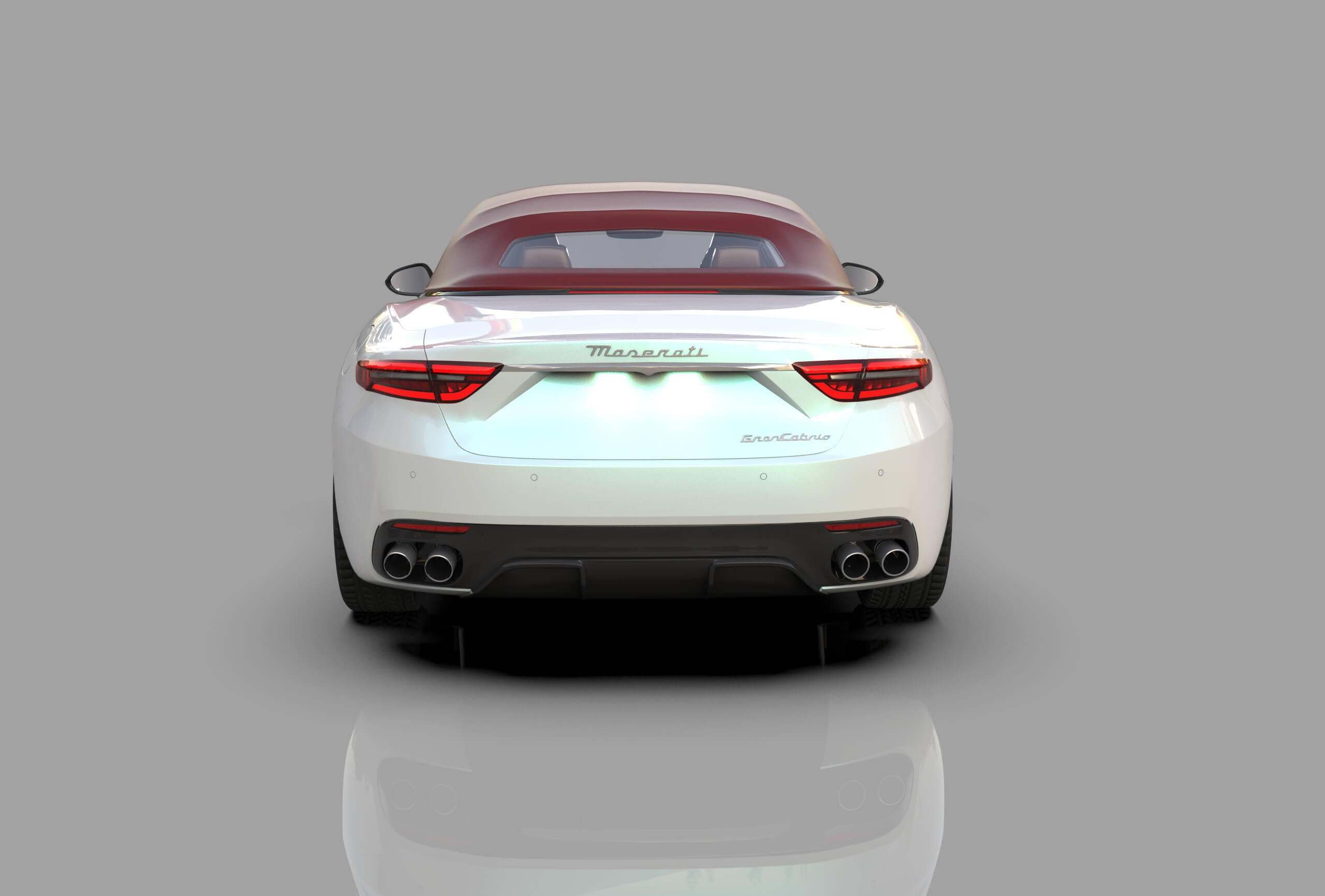Maserati GranCabrio Modena 2023 HQinterior 3D Model