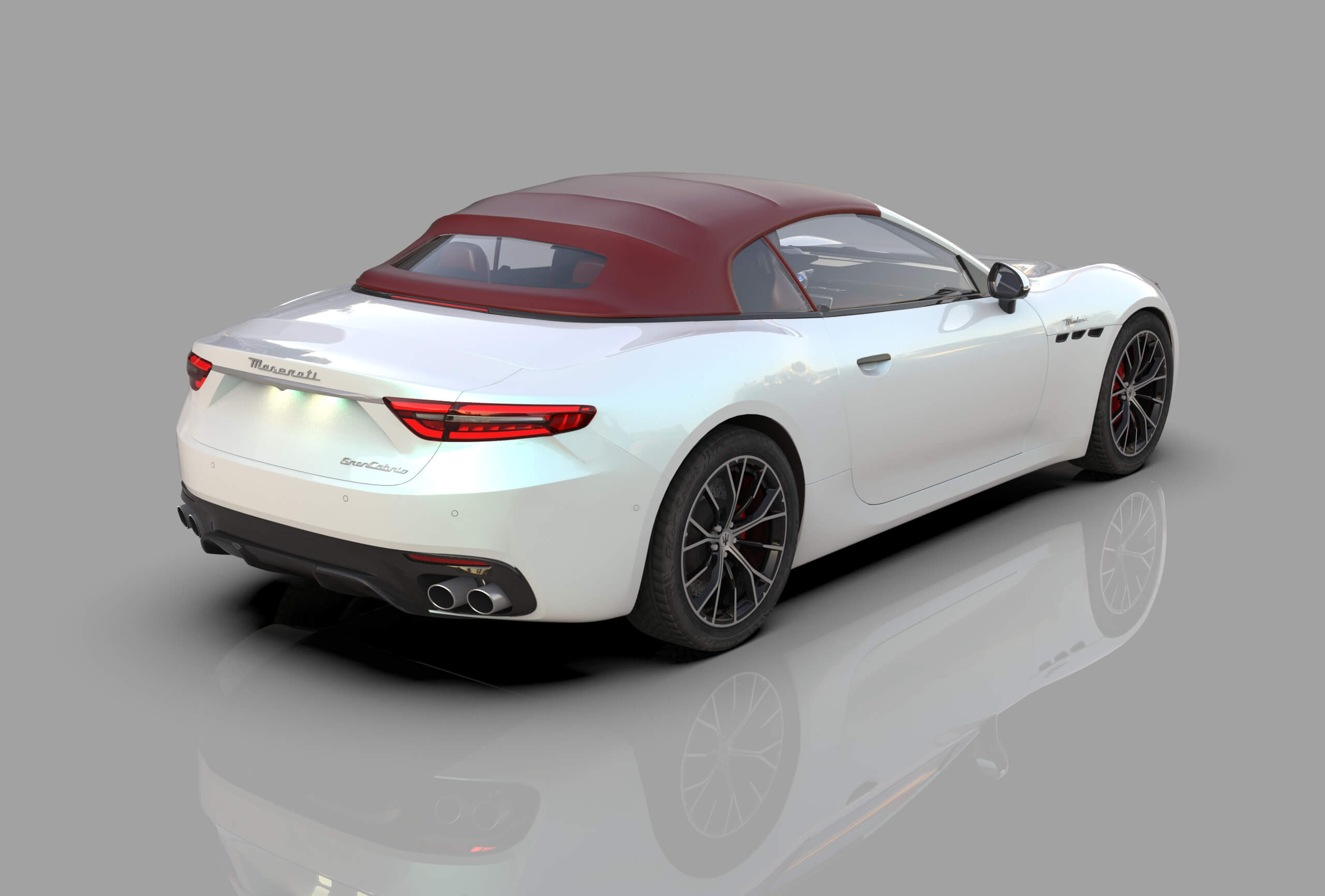 Maserati GranCabrio Modena 2023 HQinterior 3D Model