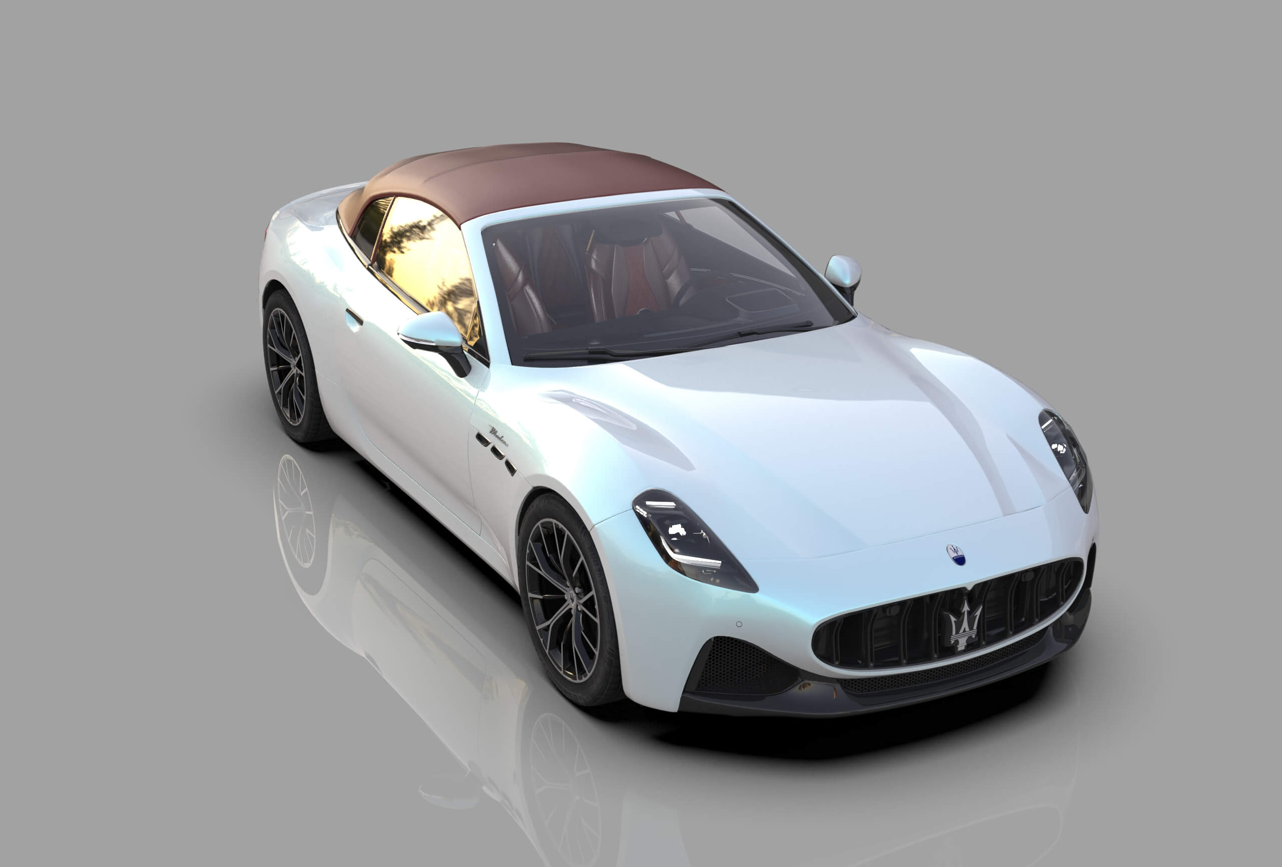 Maserati GranCabrio Modena 2023 HQinterior 3D Model