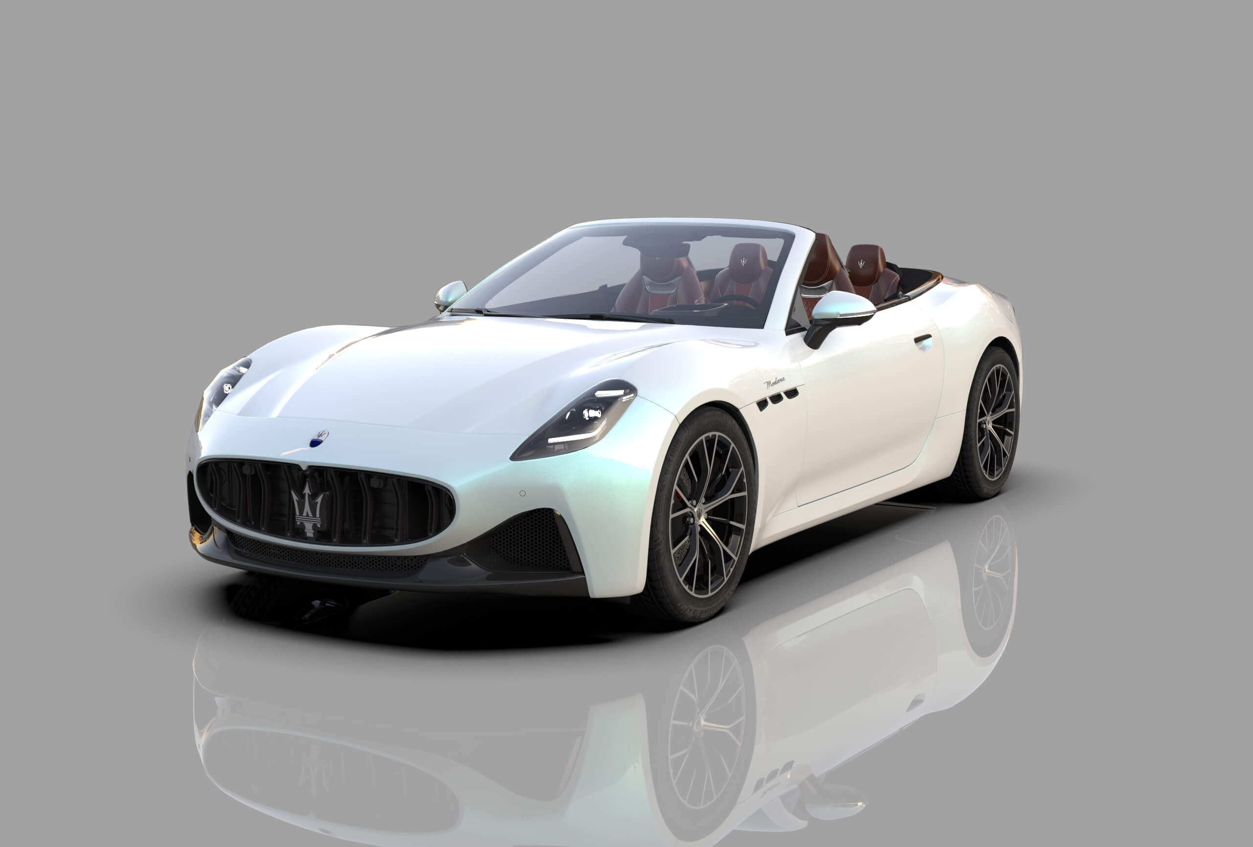 Maserati GranCabrio Modena 2023 HQinterior 3D Model