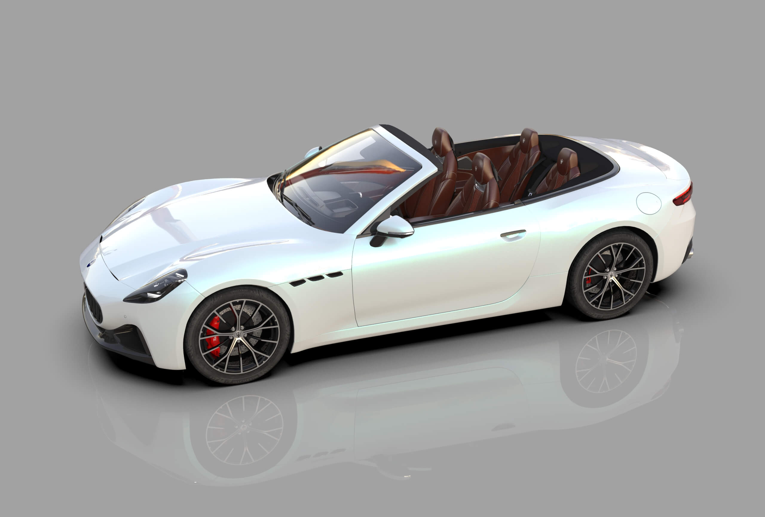 Maserati GranCabrio Modena 2023 HQinterior 3D Model