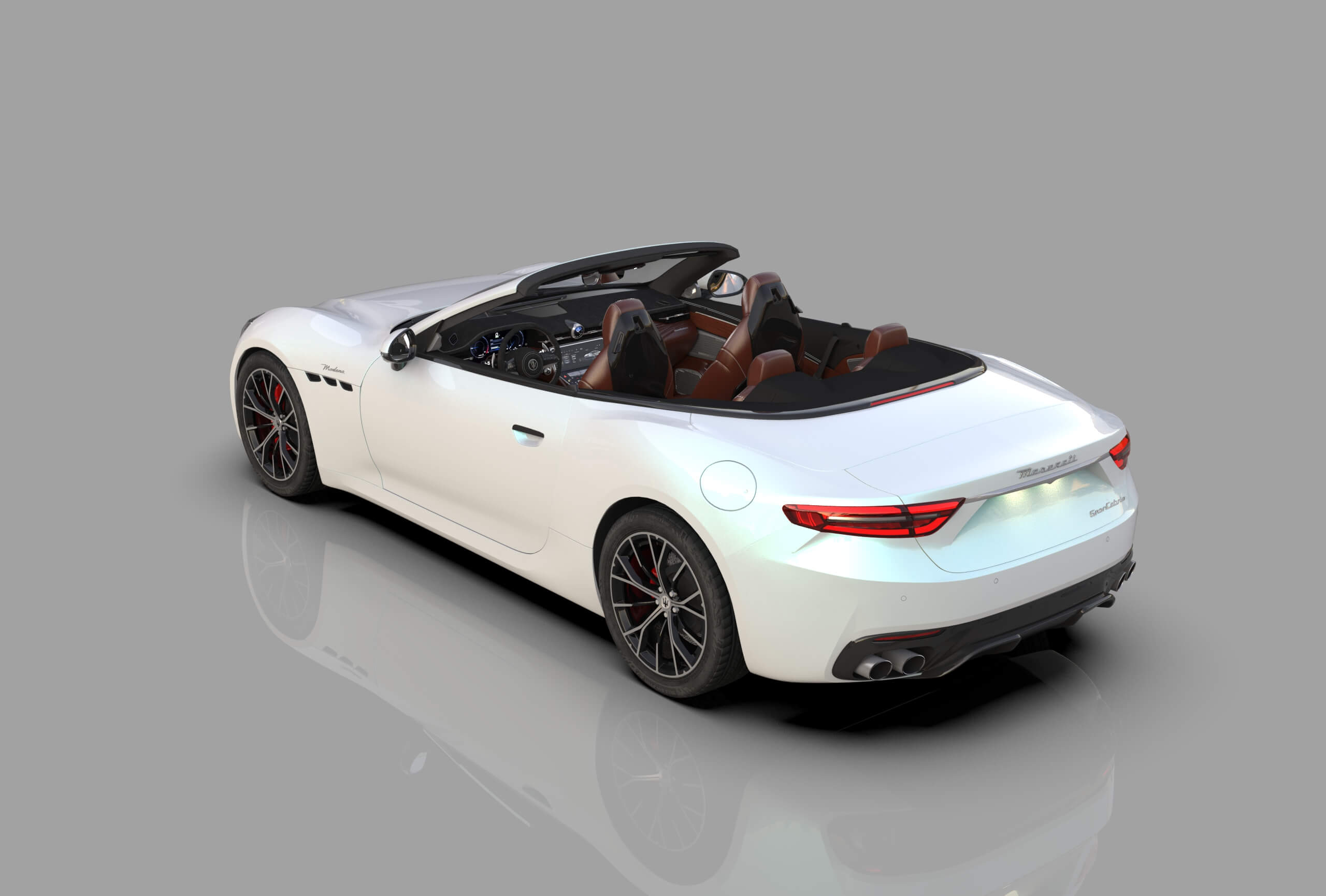 Maserati GranCabrio Modena 2023 HQinterior 3D Model