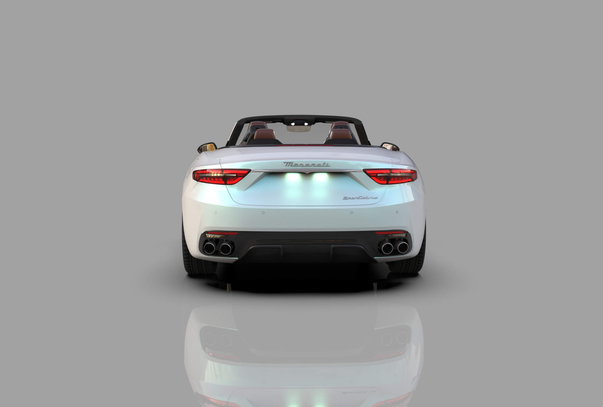 Maserati GranCabrio Modena 2023 HQinterior 3D Model
